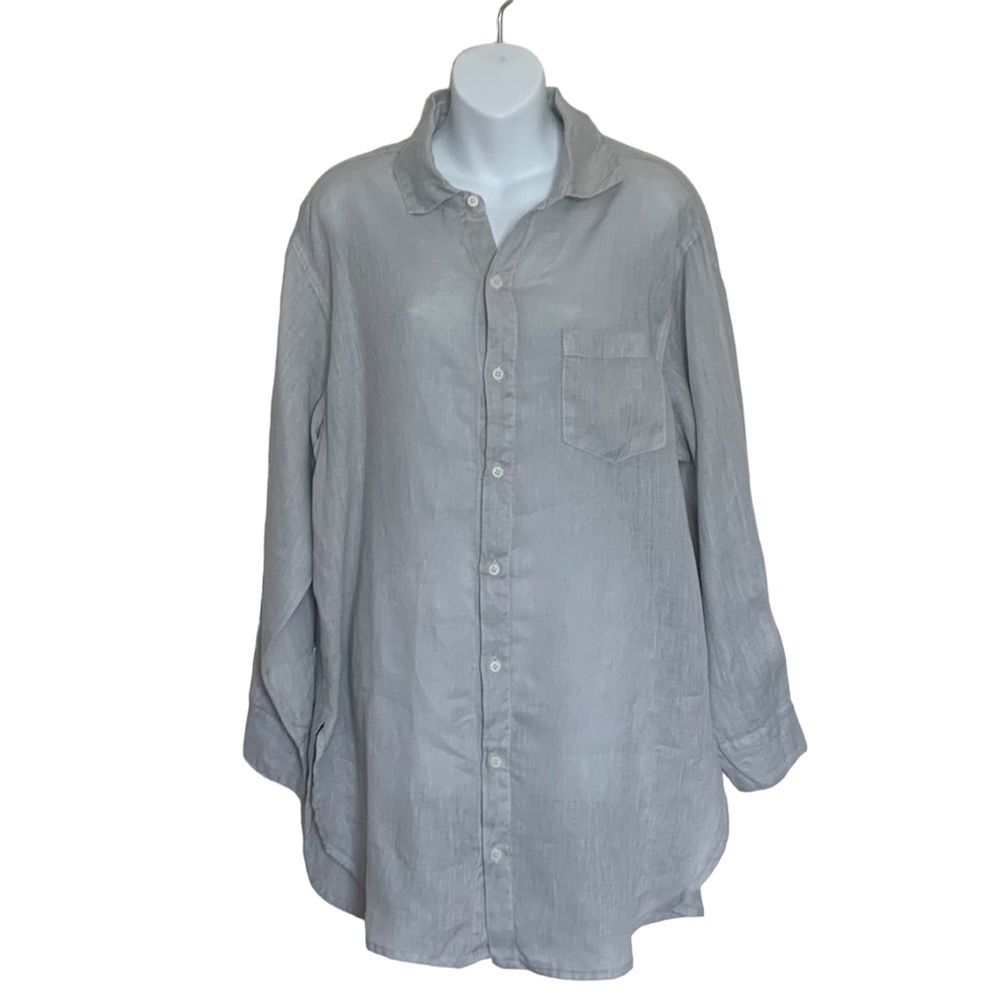 CP Shades Marella Lagenlook Oversized Linen Tunic Sz S